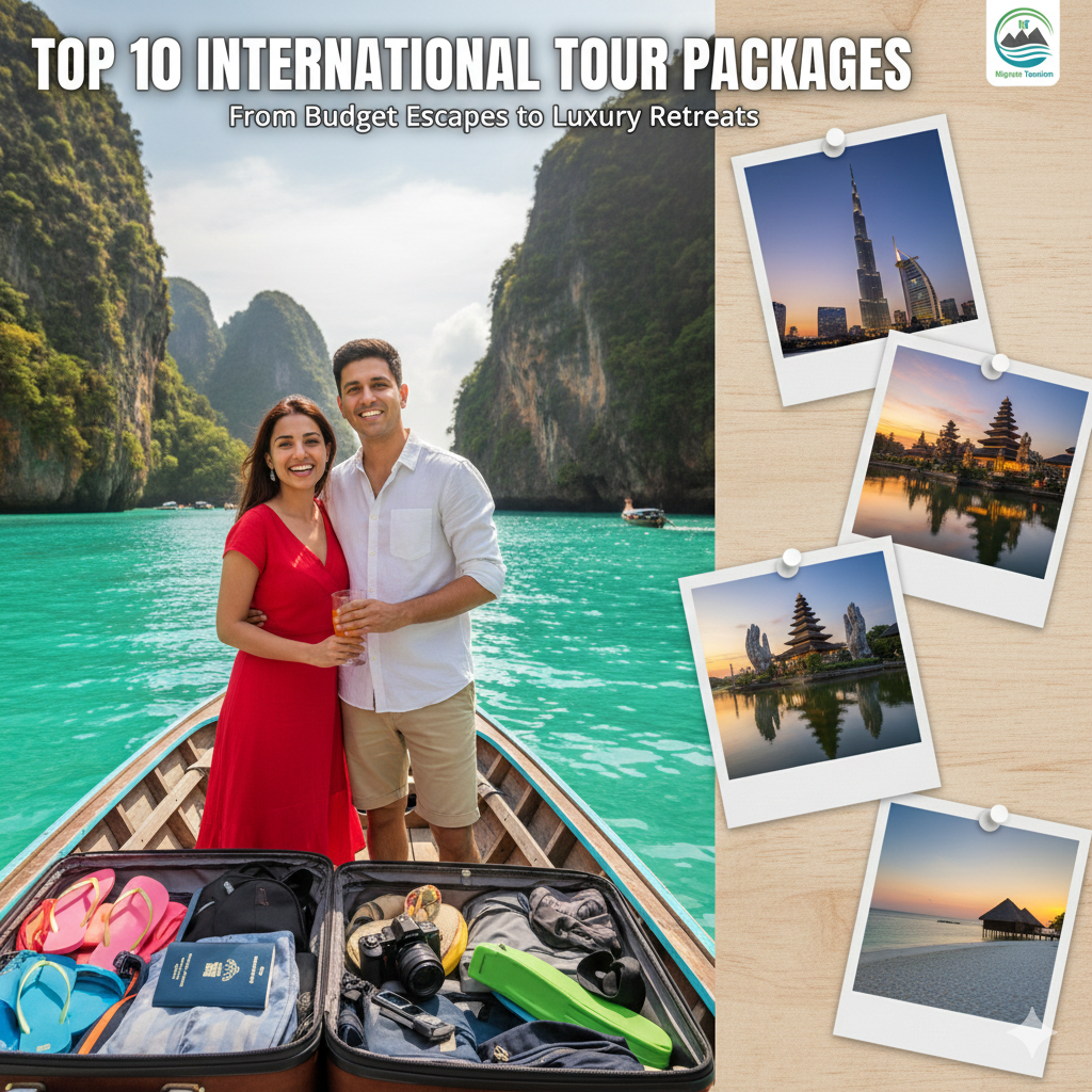 Top 10 International Tour Packages from India in 2026 From Budget Escapes to Luxury Retreats